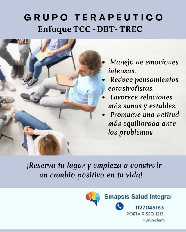 Grupo Terapeuticos en Hurlingham 2025